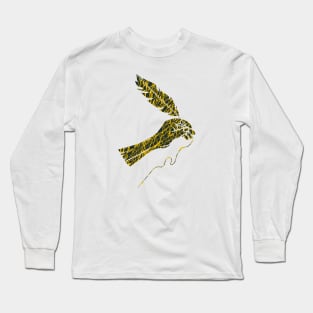 hand writing in scribble Long Sleeve T-Shirt